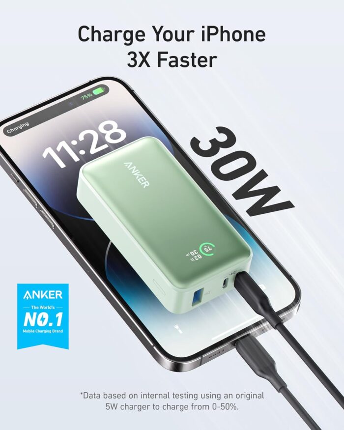 Anker Power Bank 533 PowerCore 30W PD 10000mAh Portable Charger A1256 - Image 4