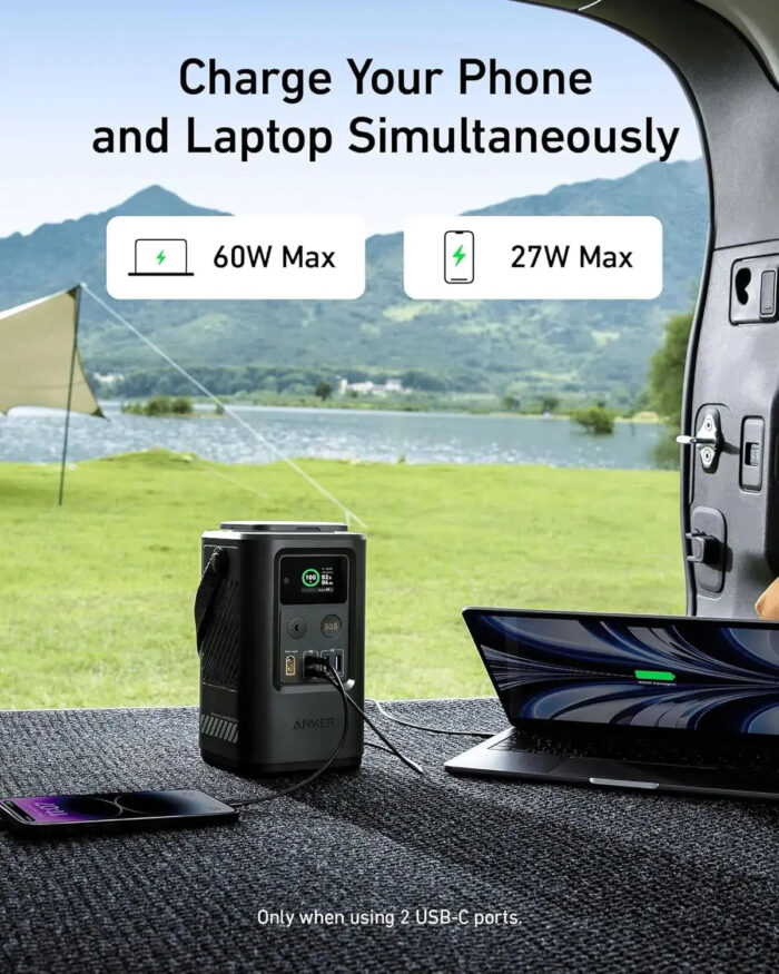 Anker Power Bank 548 Power Station 60000mAh Portable 87W Outdoor Generator A1294 - Image 4