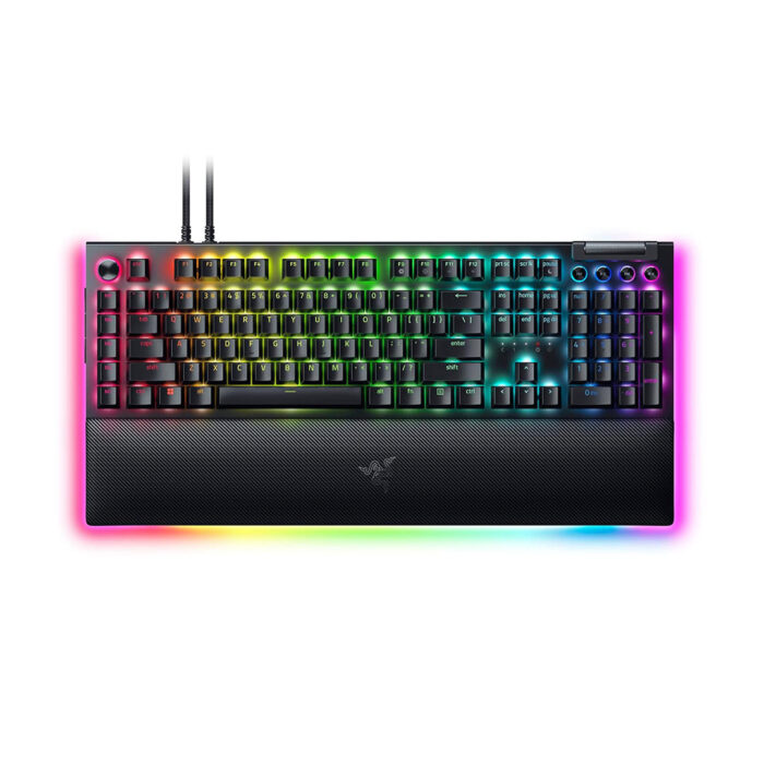 Razer BlackWidow V4 Pro RGB Mechanical Gaming Keyboard - Yellow Switches - RZ03-04681800-R3M1-8887910072189
