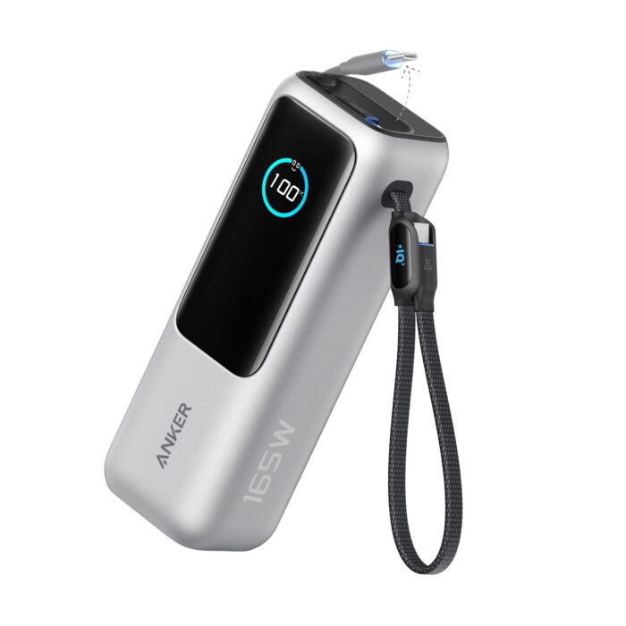 Anker Power Bank 25000mAh 165W Ultra-Fast Portable Charger with Built-In and Retractable USB C Cables [CCC Certified] A1695 - Image 7
