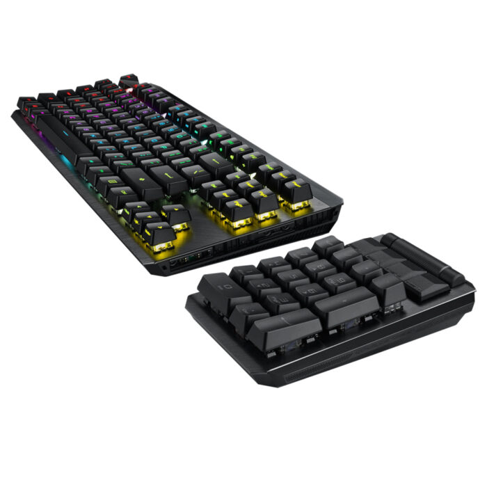 ASUS ROG Claymore II RGB Wireless Mechanical Gaming Keyboard - ROG RX Red- 195553047234 - Image 2