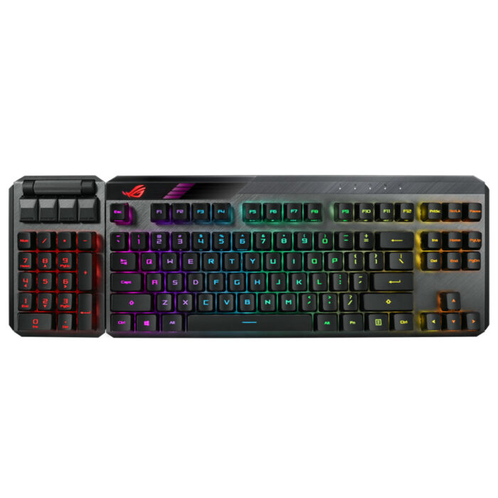 ASUS ROG Claymore II RGB Wireless Mechanical Gaming Keyboard - ROG RX Red- 195553047234 - Image 3