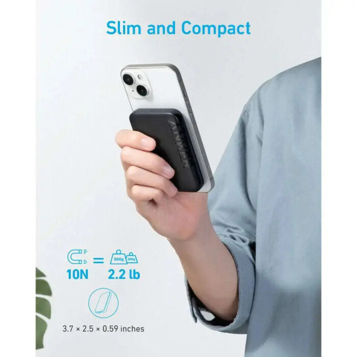 Anker Power Bank 321 MagGo 5000mAh MagSafe Battery Portable Charger A1616 - Image 3