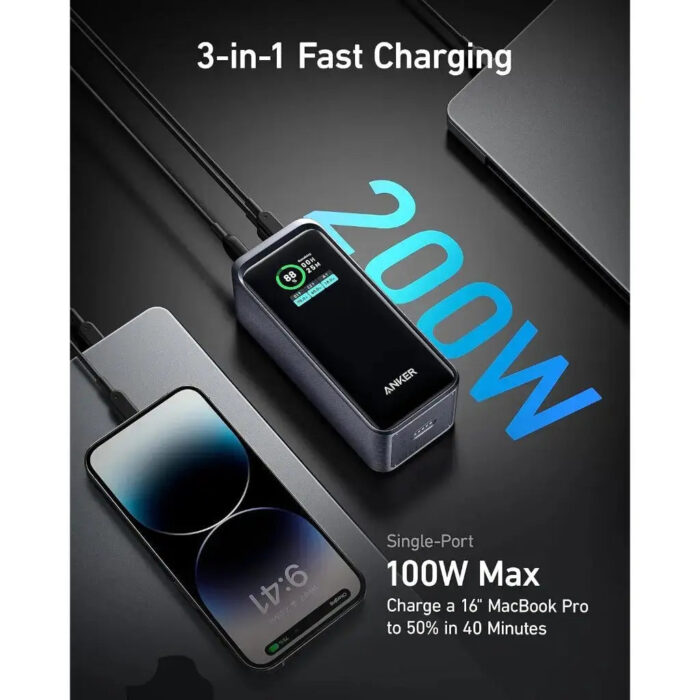 Anker Power Bank Powercore GanPrime 20000mAh 200W Fast Charge Portable Charger A1336 - Image 6